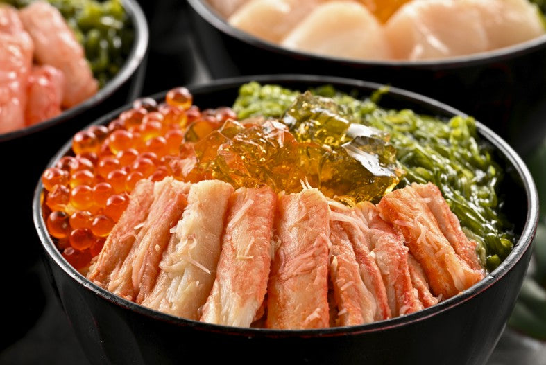 新発売｜料亭の出汁ジュレと食べる蟹ミルフィーユ4本セット【海鮮丼のお取り寄せ】