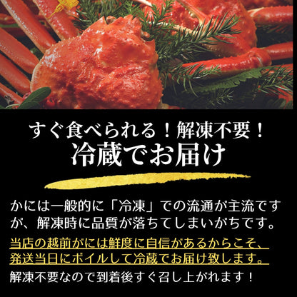 訳あり越前がに　越前かに・日本料理「やなぎ町」