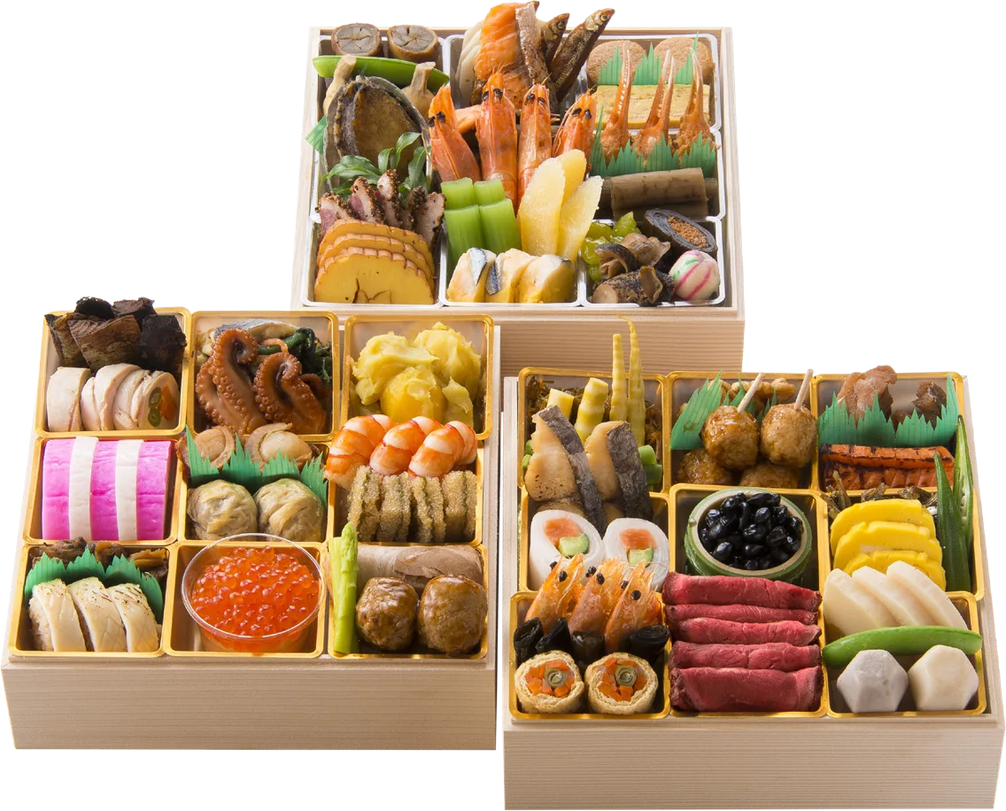 三段祝い重